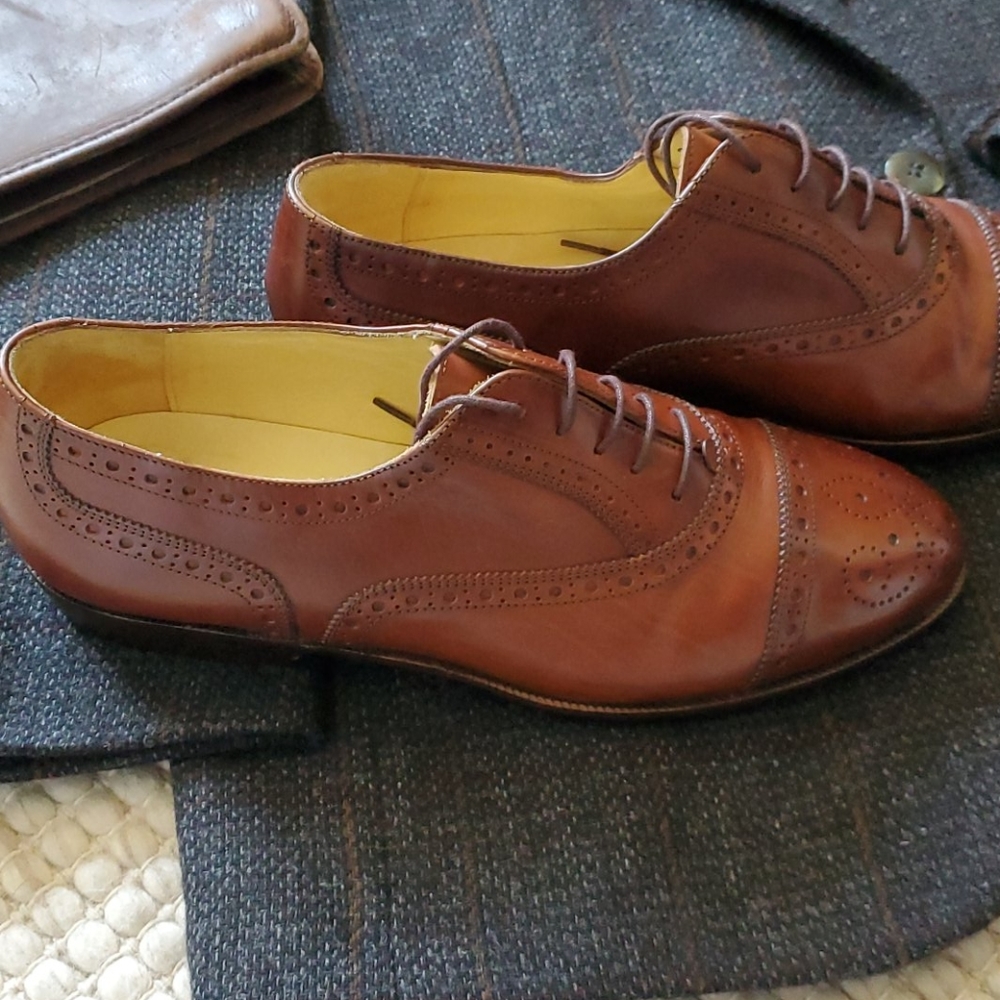 🔥COLE HAAN🔥BRAGANO🔥MADE IN ITALY🔥RARE🔥VINTAGE🔥 - Picture 4 of 6